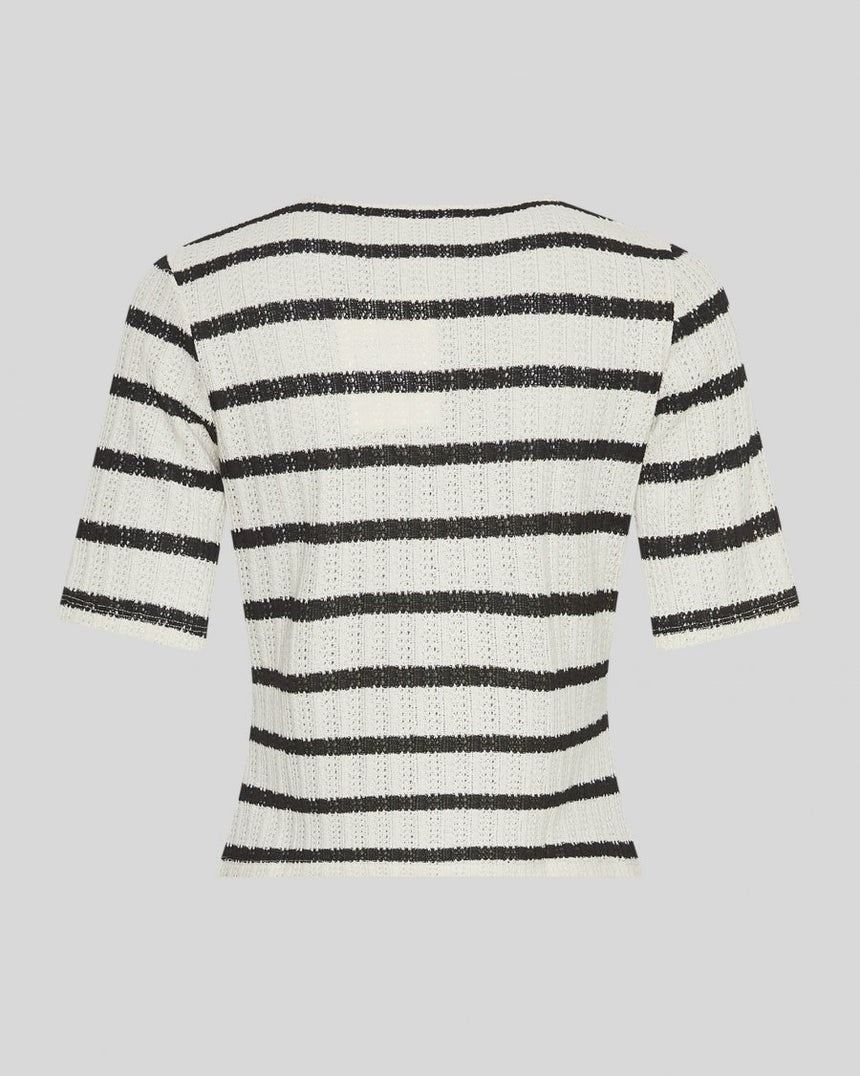 Top en maille crochet mariniere