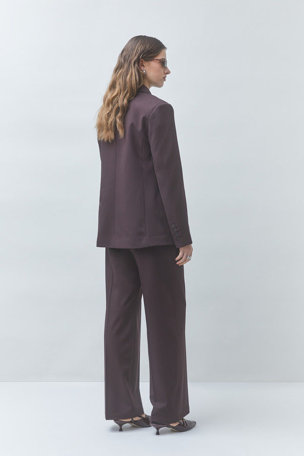 Blazer oversized prune