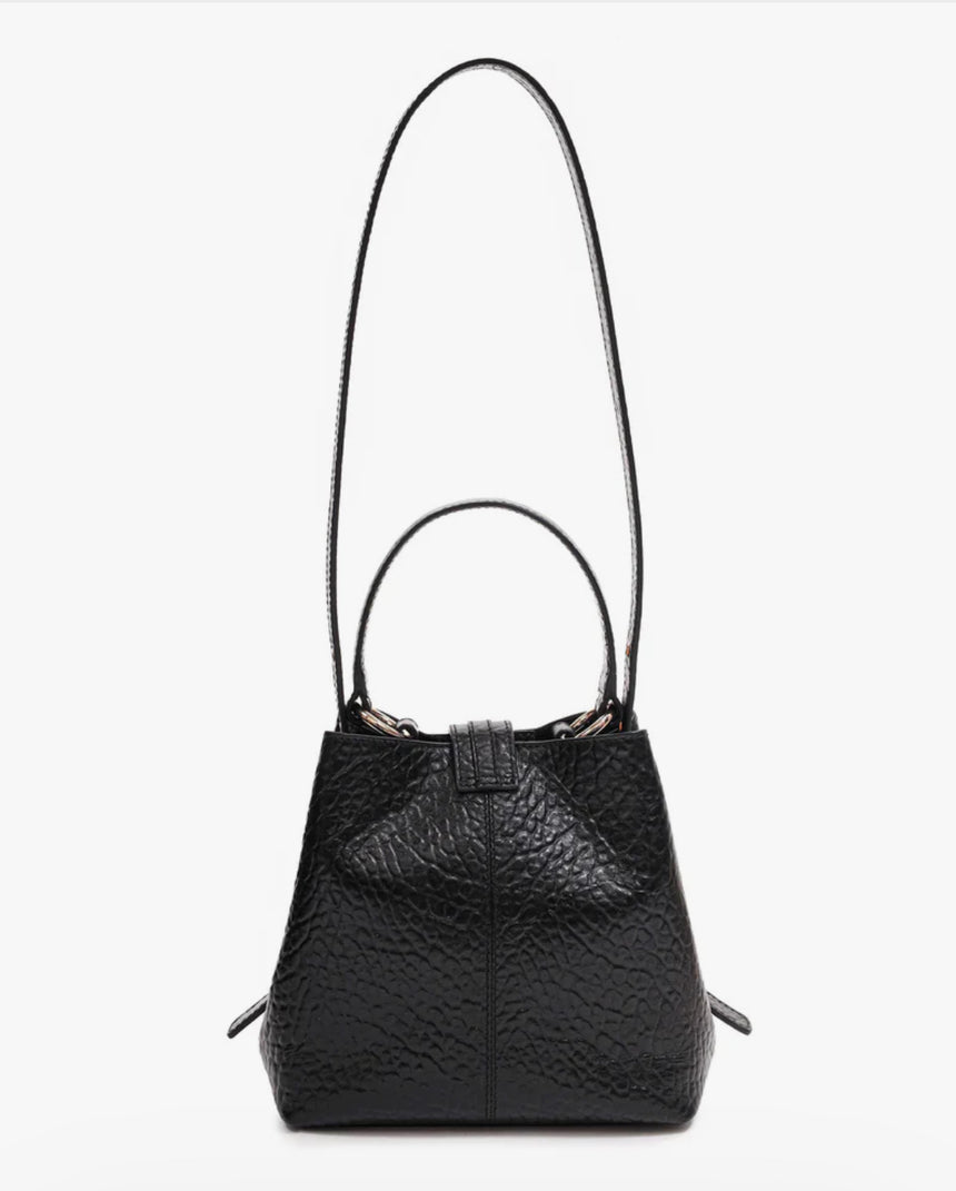 Mini sac en cuir grainé