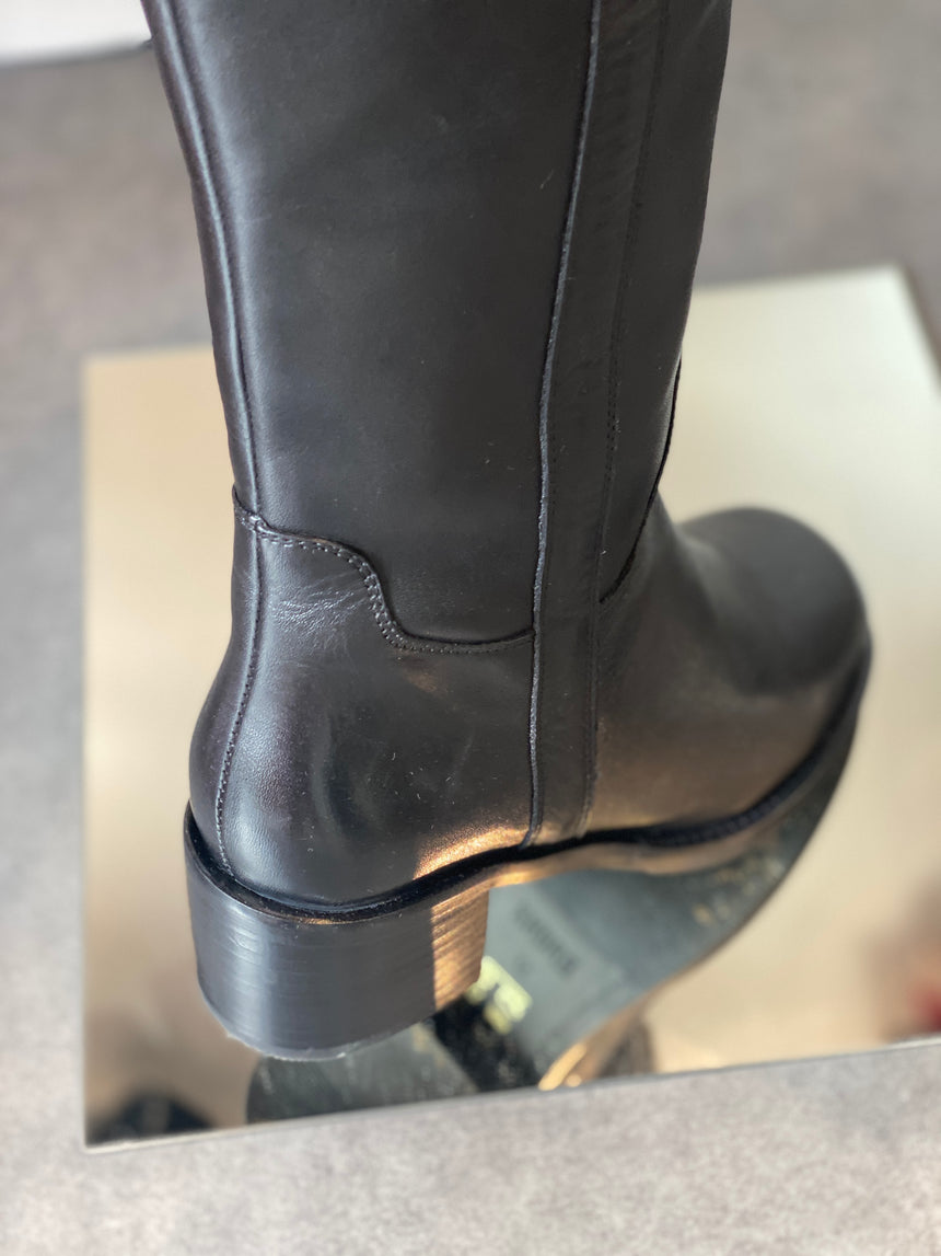 Bottes cavalière noire