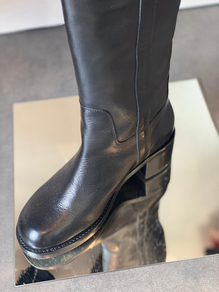 Bottes cavalière noire