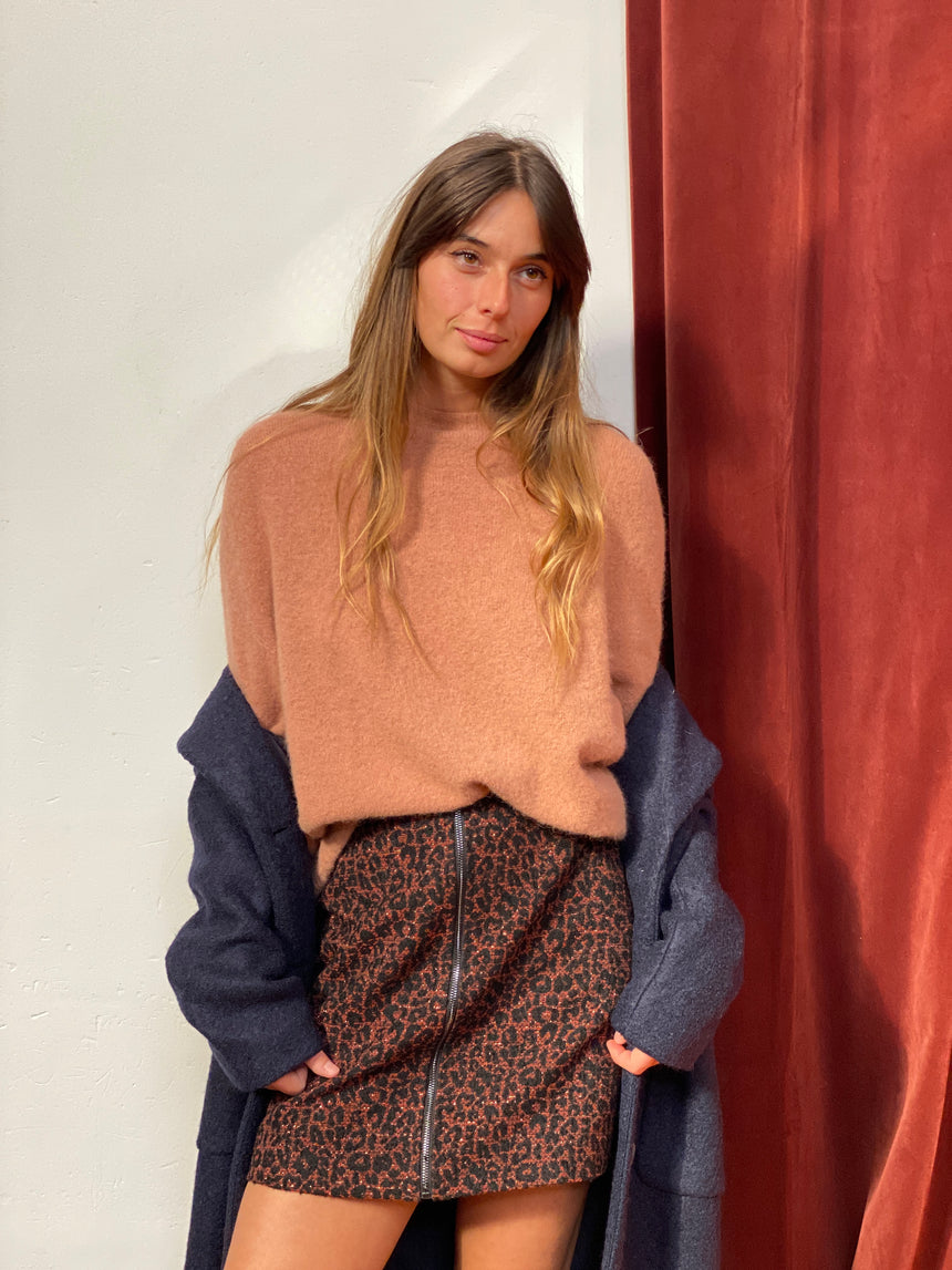 Pull ample bois de rose