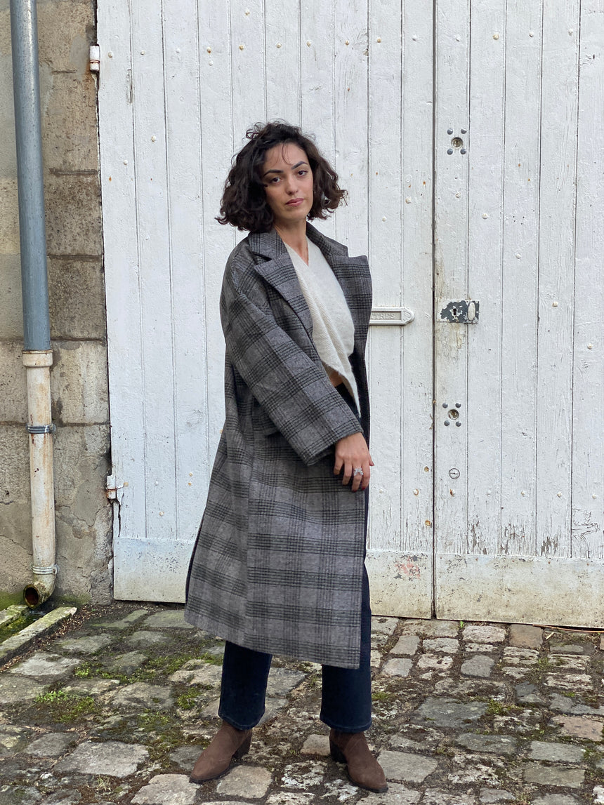 Manteau long oversized