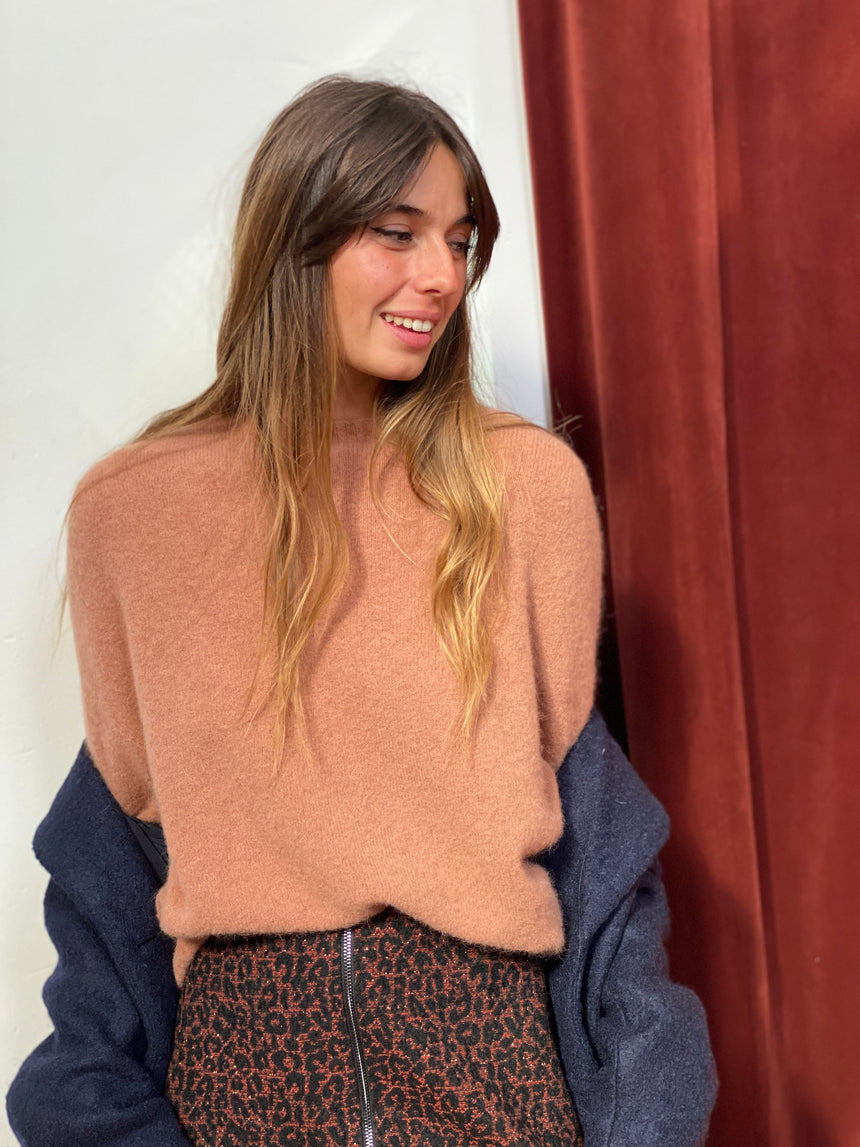 Pull ample bois de rose