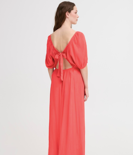 Robe longue dos nu