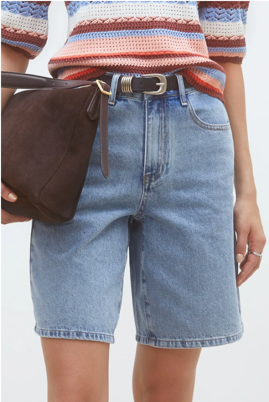 bermuda en jean