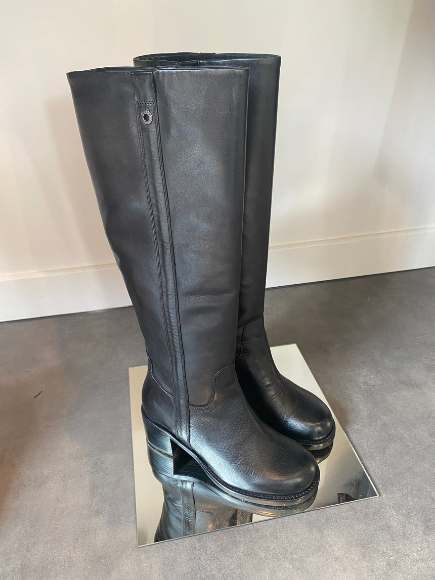 Bottes cavalière noire