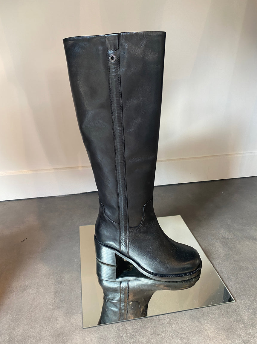 Bottes cavalière noire