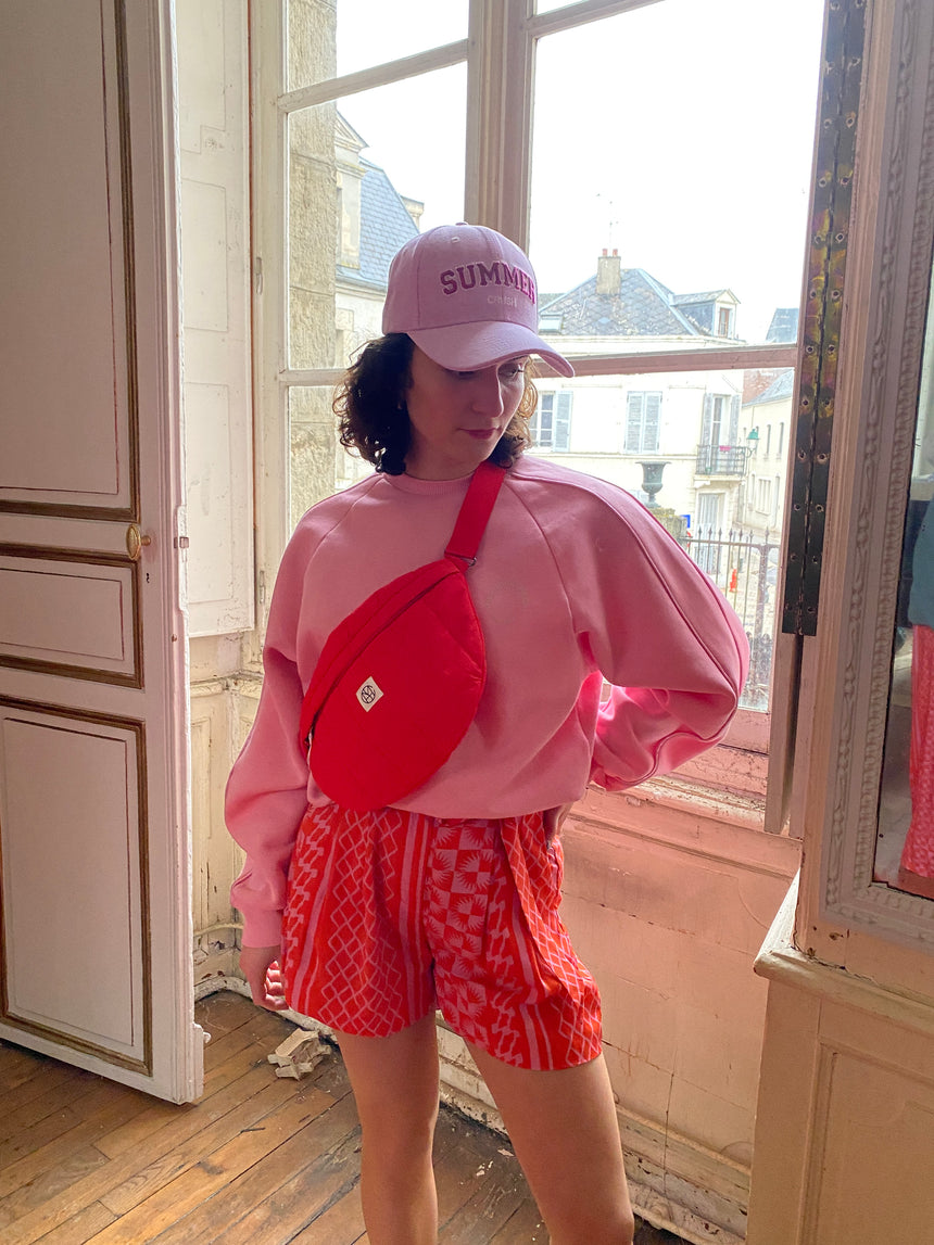 Short Imprimé taille haute