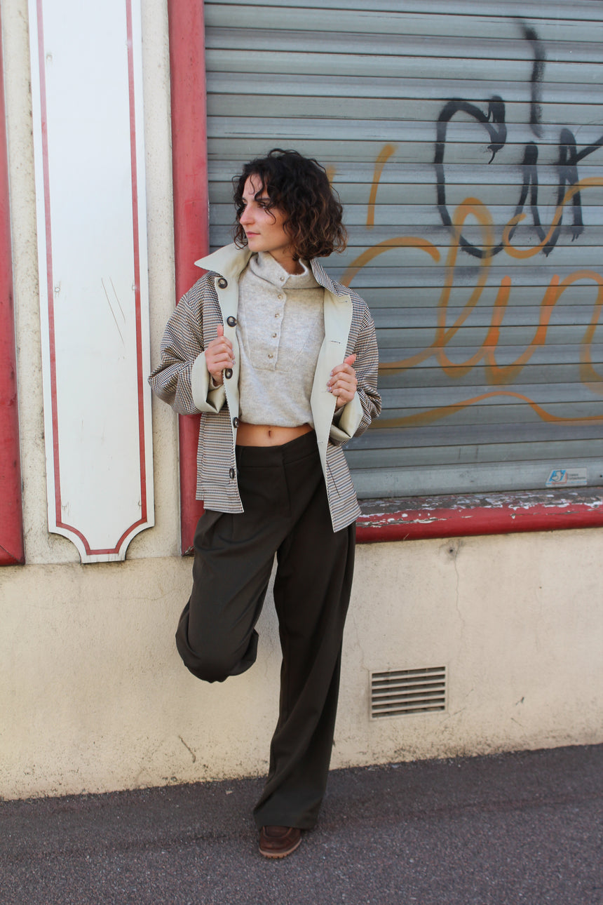 Veste ample réversible