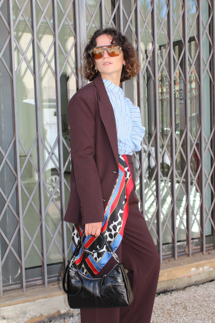 Blazer oversized prune