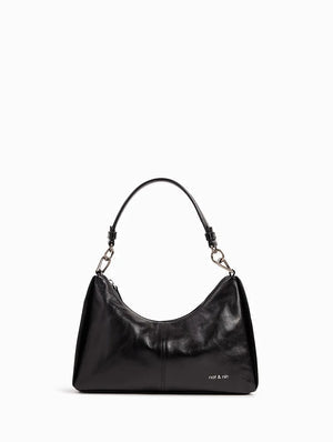 Sac en cuir noir REGINA