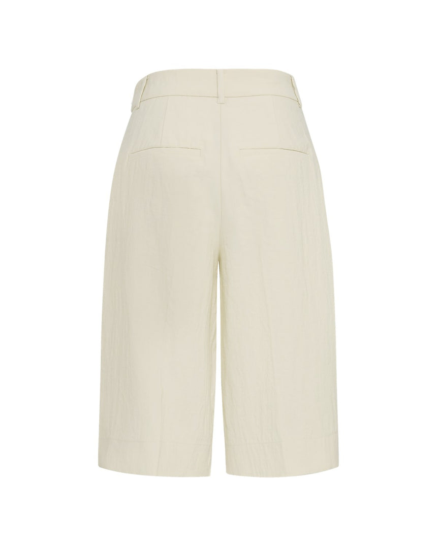 Bermuda tailleur écru