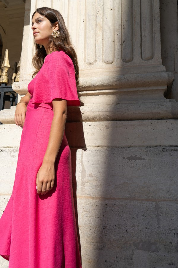 Robe fuschia